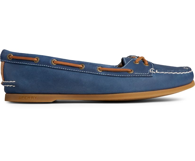 Sperry Authentic Original Skimmer Boat Shoes - Women's Boat Shoes - Navy [WF1670894] Sperry Top Side